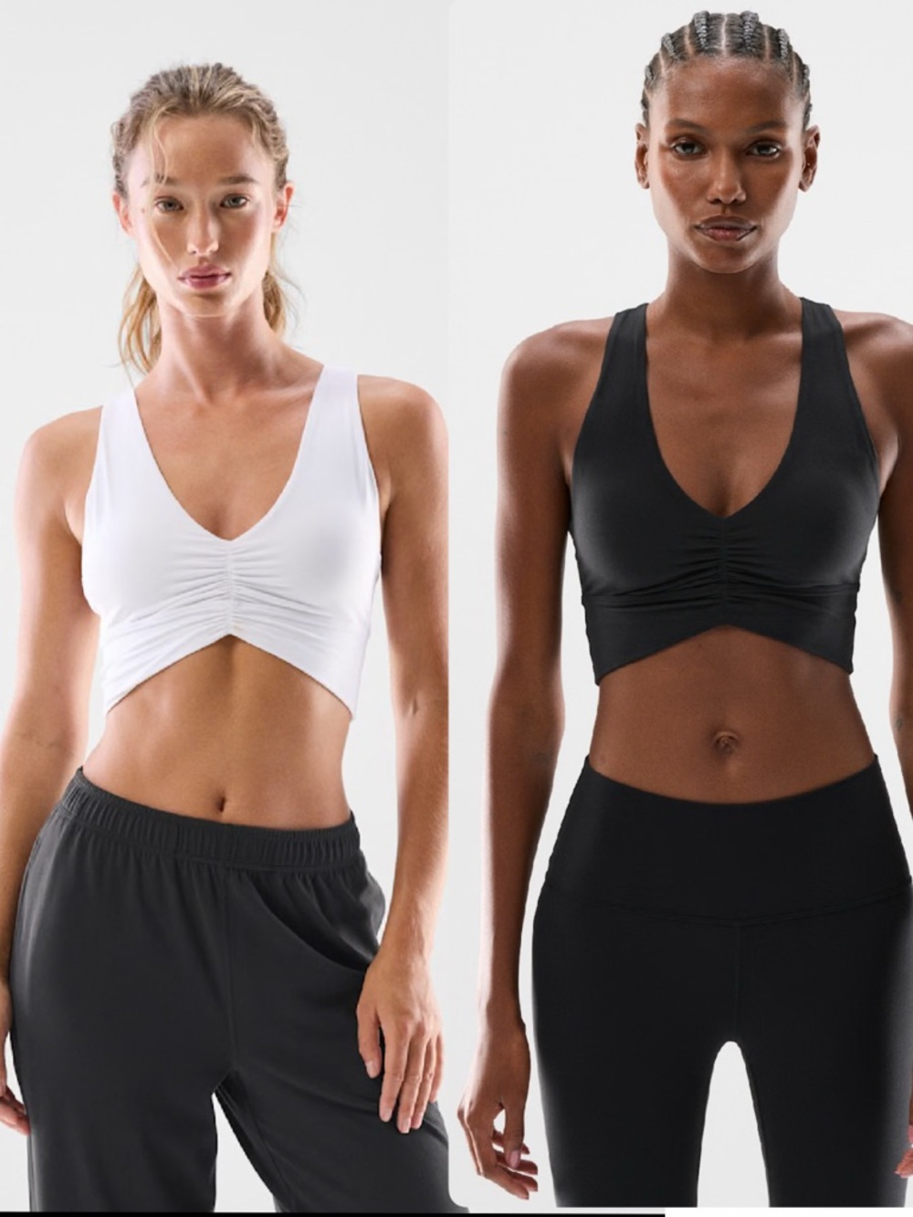 2 aritzia golden volley sports bras